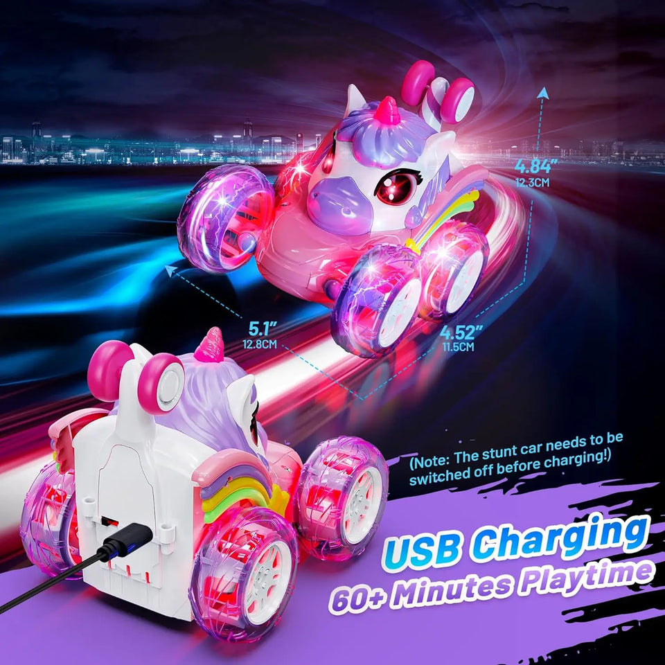 GlowRide – Färgglad och aktiv – Unicorn RC-bil