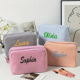 Striped Name Pouch – Personlig & stilfull – Sminkväska