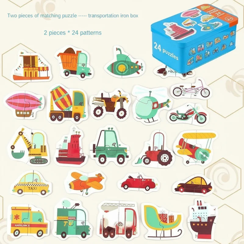 BrainBox – Lärande & Lek – 3D-pussel i trä