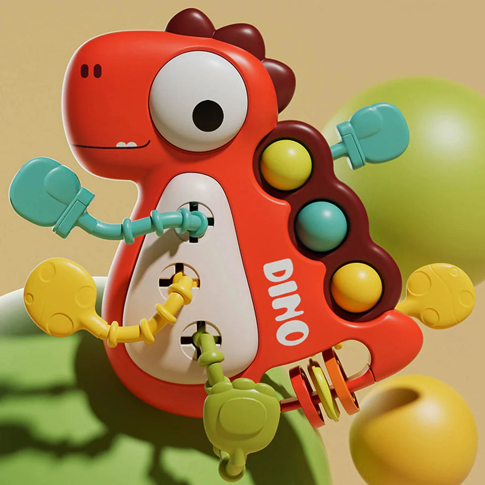 BabyDino – Lekfullt & Bitbart – Sensoriskt dragleksak