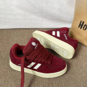 UrbanStep – Trendiga och bekväma – Bordeauxröda sneakers