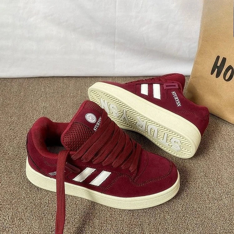 UrbanStep – Trendiga och bekväma – Bordeauxröda sneakers