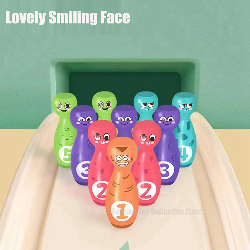 Bowling Game Set - Färgglatt & roligt – leksakskegelsats