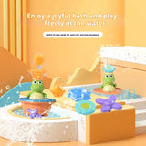 Light Up Crocodile Bath Toy – Interaktivt & vattenlek – Krokodilfontän, badleksaker