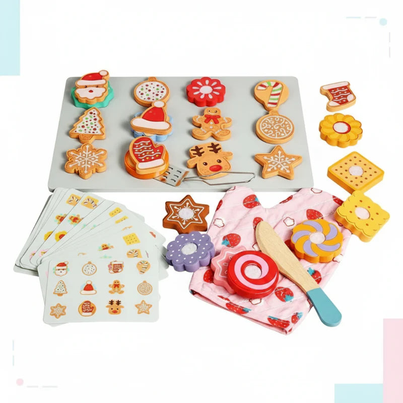 TinyKitchen – Kreativt & lekfullt – Träplattor för sortering av kakor