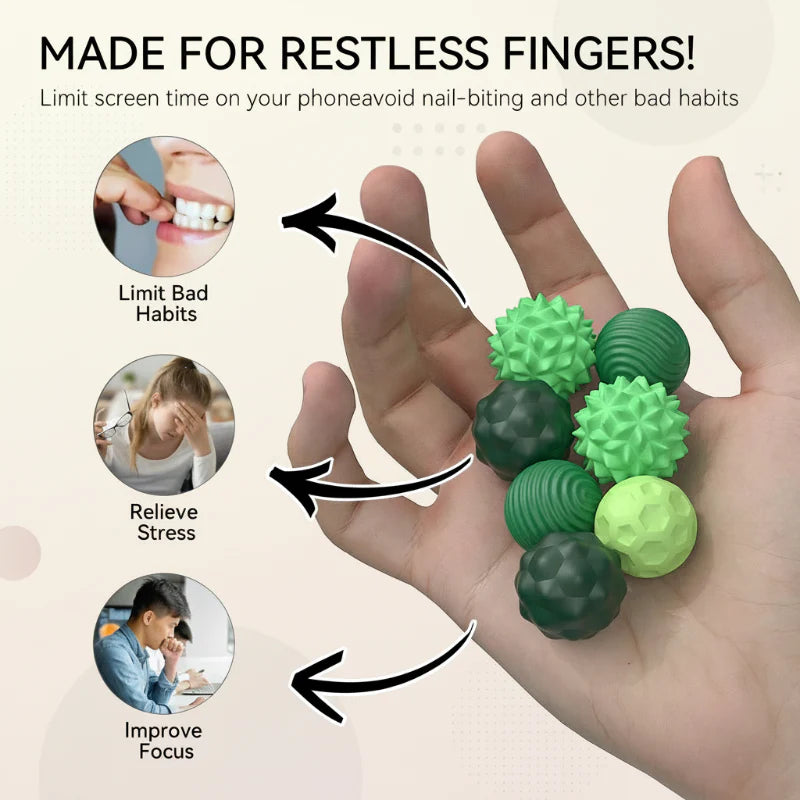 CalmSphere – Mjuk & fokuserad – Magnetiskt stressleksak