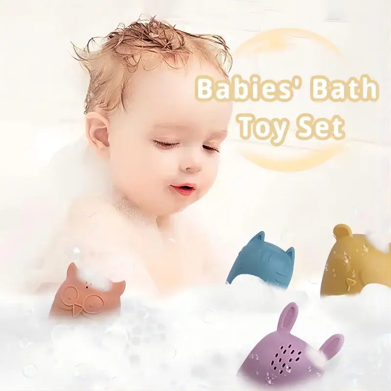 Bath Buddies™ – Söt sprutglädje – Vattenleksaker av silikon