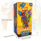 Chair Stack™ - Interaktiv och stimulerar kreativiteten - Stapla stolar-spel