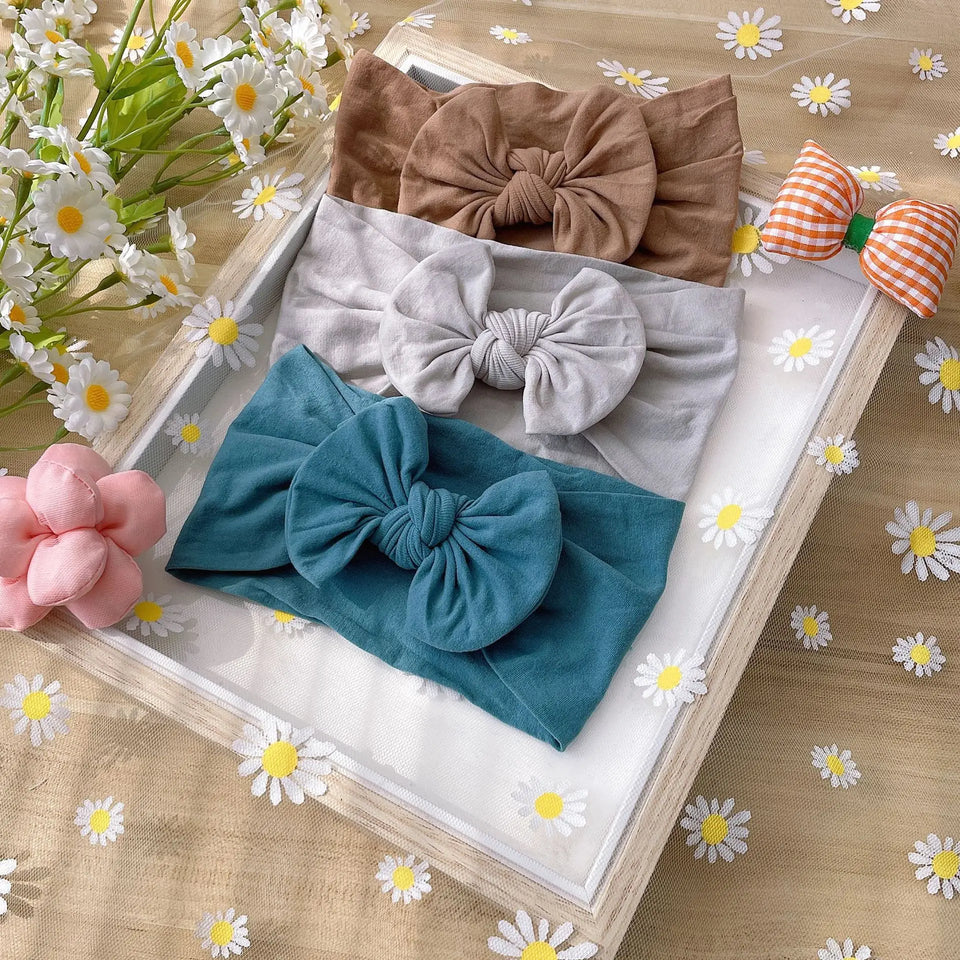 Mini Fashion – Moderiktig och mjuk – Pannband med rosett för barn