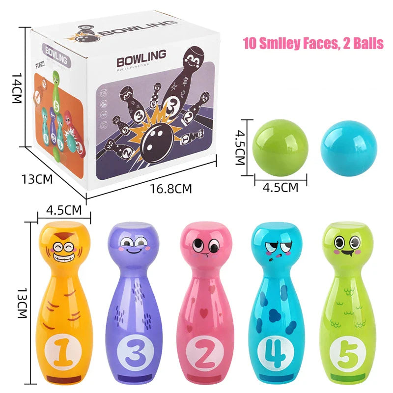 Bowling Game Set - Färgglatt & roligt – leksakskegelsats