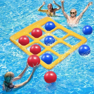 Pool Tic Tac Toe – Färgglatt och roligt - Pool fyra i rad lekset