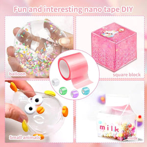 Nano Bubble Tape™ -  Färgglada bubbeläventyr - Bubbeltejp