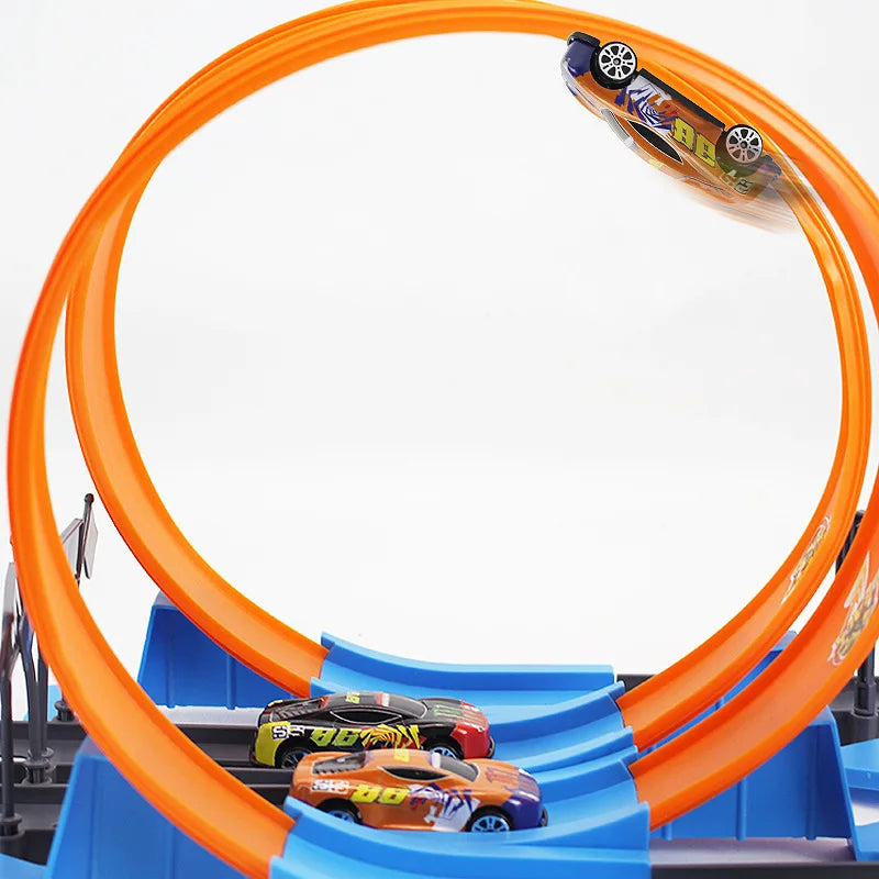 Double Race Track™ - Kreativt & roligt - Looping racerbana