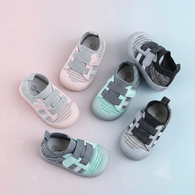TinyRunner – Sportiga & andningsbara - Babyskor i mesh med mjuk sula