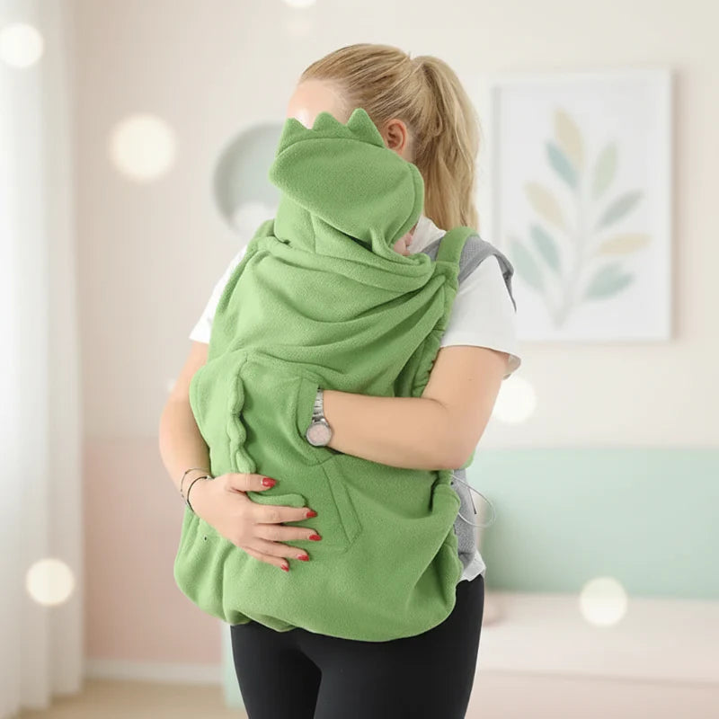 Dinosaur Baby Carrier Cover – Värme & komfort – Dino Baby-filt