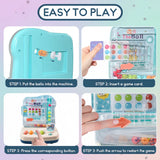 Montessori Math Track Game – Lärande & Logik – Bollbana