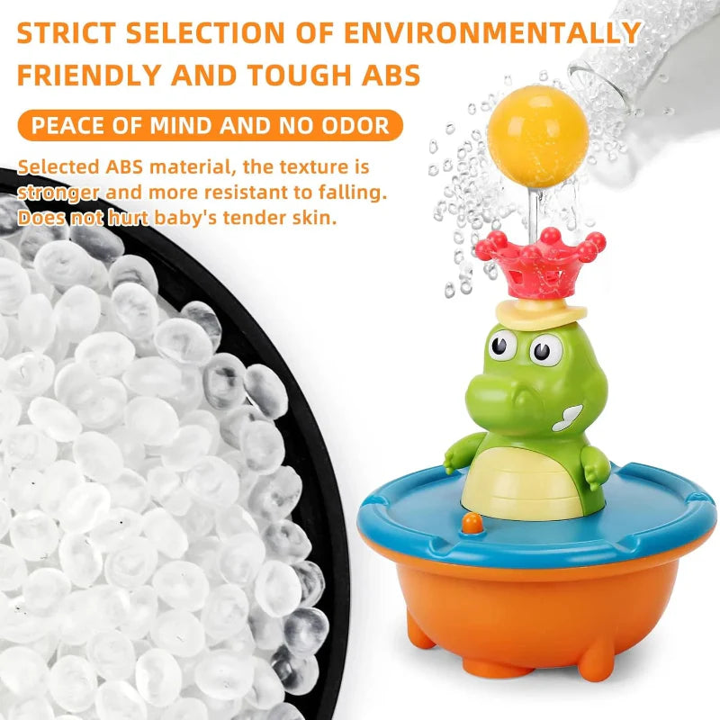 Light Up Crocodile Bath Toy – Interaktivt & vattenlek – Krokodilfontän, badleksaker