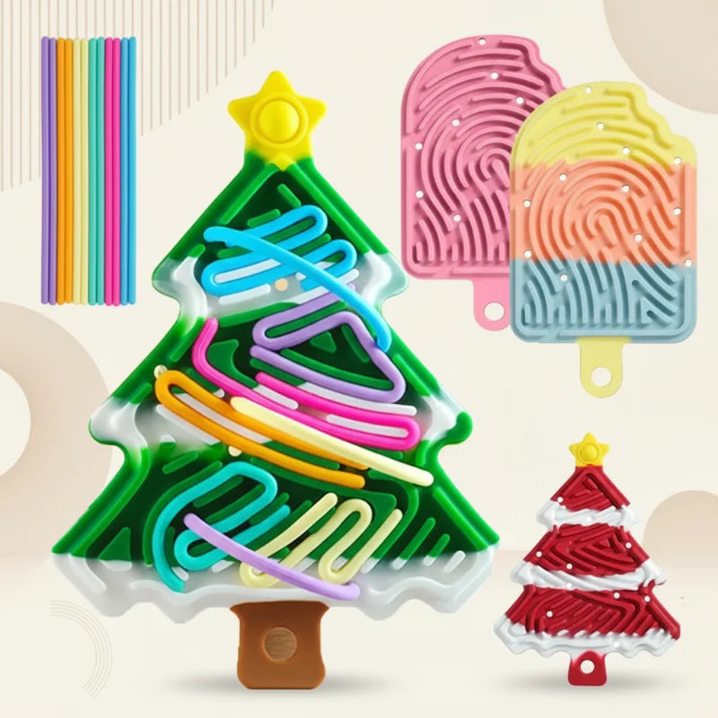 FidgetFrost – Lekfullt & mjukt – Silikon Busy Board