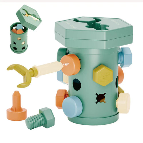 Magnet Toys™ - Kreativitet & Motorik - Montessori Skjut- och skruvkul