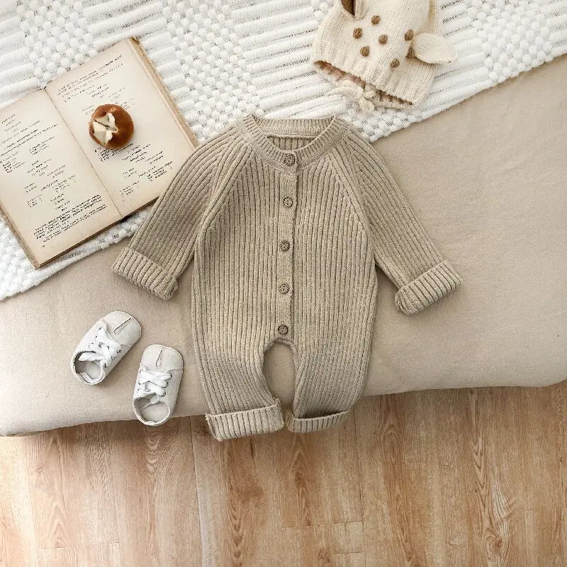 CozyCotton – Bekväm & snygg - Stickad Romper