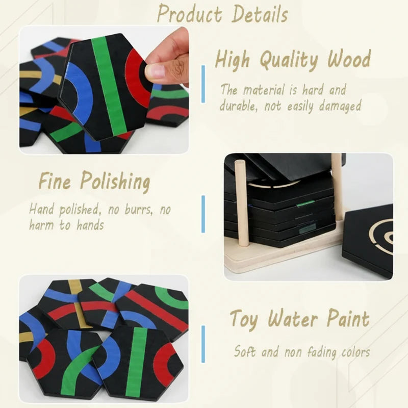 LogicStack – Smart & pedagogiskt – Form- och nummersorteringsspel