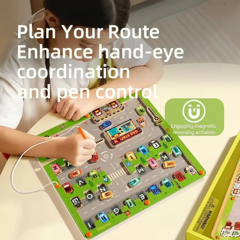 AlphaPark – Smart & Kreativt – Magnetiskt labyrintspel