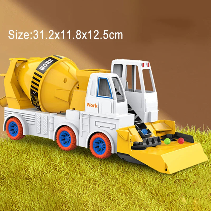 Power Mixer Truck™ – Vänd och bygg roligt – Leksaksbyggnadsfordon