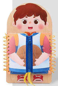 Little Helper™ - Knapp och dragkedja - Aktivitetstavla