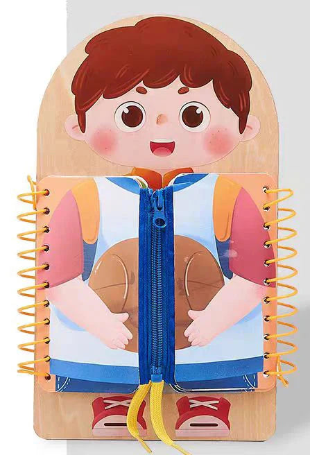 Little Helper™ - Knapp och dragkedja - Aktivitetstavla
