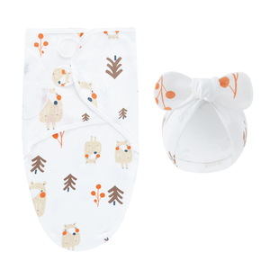 DreamNest – Rust & Comfort – Lyxig inbakningsduk med mössa