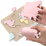 GeoKids – Montessori & Pedagogiskt – Silikonvärldskarta-pussel