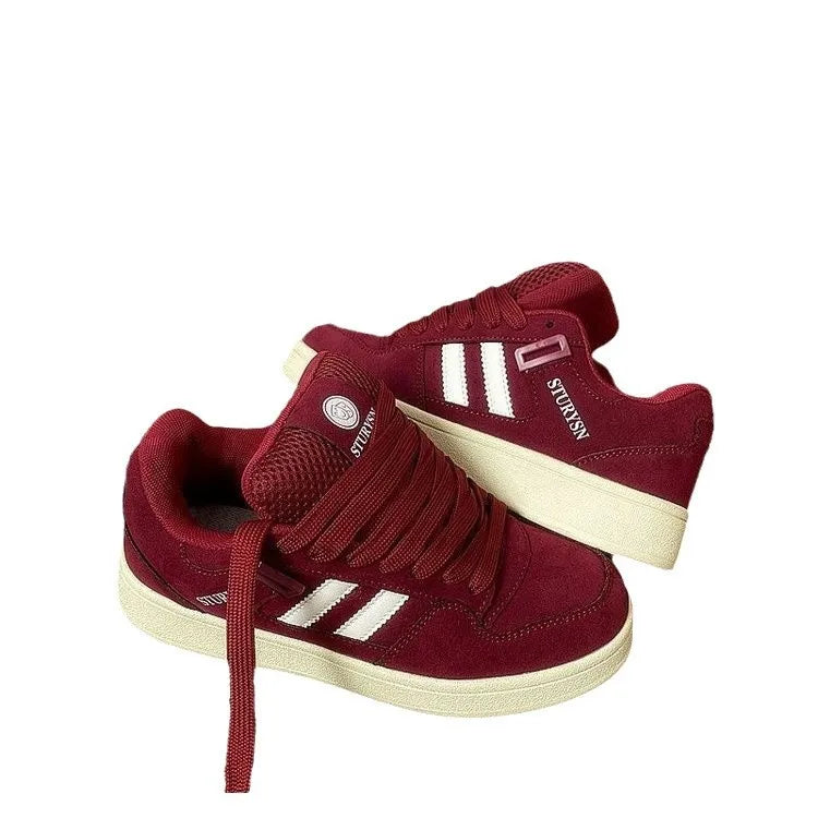 UrbanStep – Trendiga och bekväma – Bordeauxröda sneakers