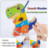 Dino Screwdriver Board™ - Vänd & Utforska - Sensoriska leksaker