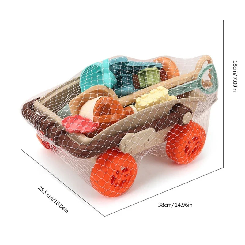 Beach Cart Set™ – Sommaraktiviteter i sand – Strandspel Set