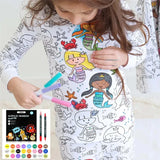 DIY Pajama Set™ – Färg & dröm – Colours Pyjamas-set för barn