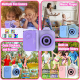 Instant Print Camera – Kreativt & interaktivt – Instant-kamera för barn