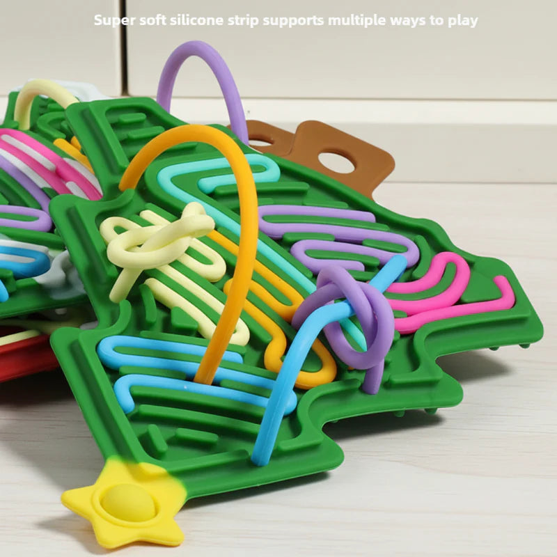 FidgetFrost – Lekfullt & mjukt – Silikon Busy Board