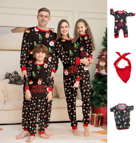 Mini Fashion™ - För familj + husdjur - julpyjamas