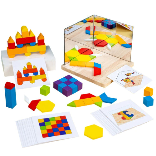 Reflection Play™ – Spegling och lärande - Pusselblock med spegel