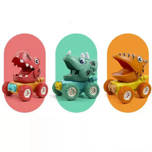 Dino Monstertruck™ - Dinosaurierace med push & go - Dinosauriebilar