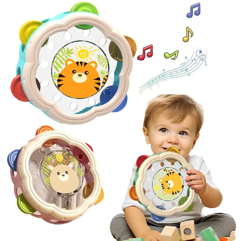 Montessori Music Set™ - Utveckla musikalisk talang - Tamburin för barn