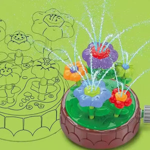 Aqua Bloom - Vrid & Spruta - Vattenleksak Blommor Sprinkler