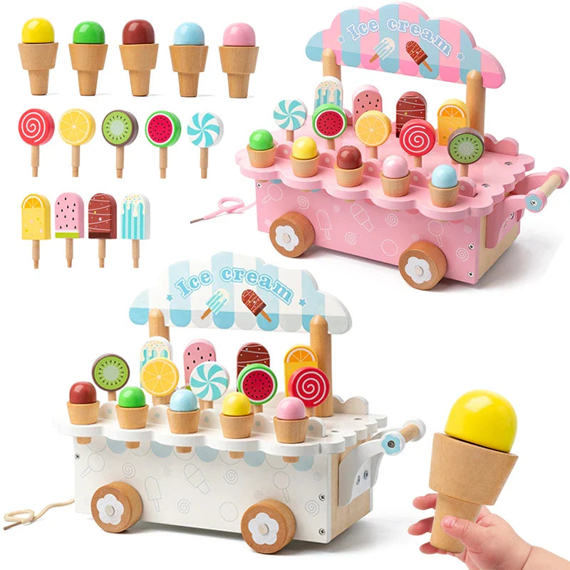 Wooden Gelato™ – Iskall fantasi – Rollspelande glassbil