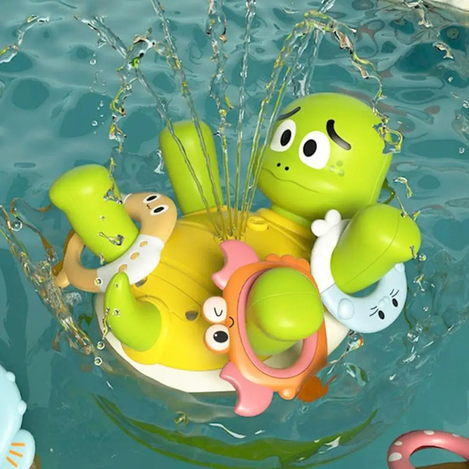 Water Turtle™ – Spetterpret i dåligt skick - Schildpad Fontein