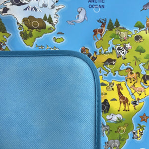 LittleExplorers – Lära sig & leka – Djurens världskarta