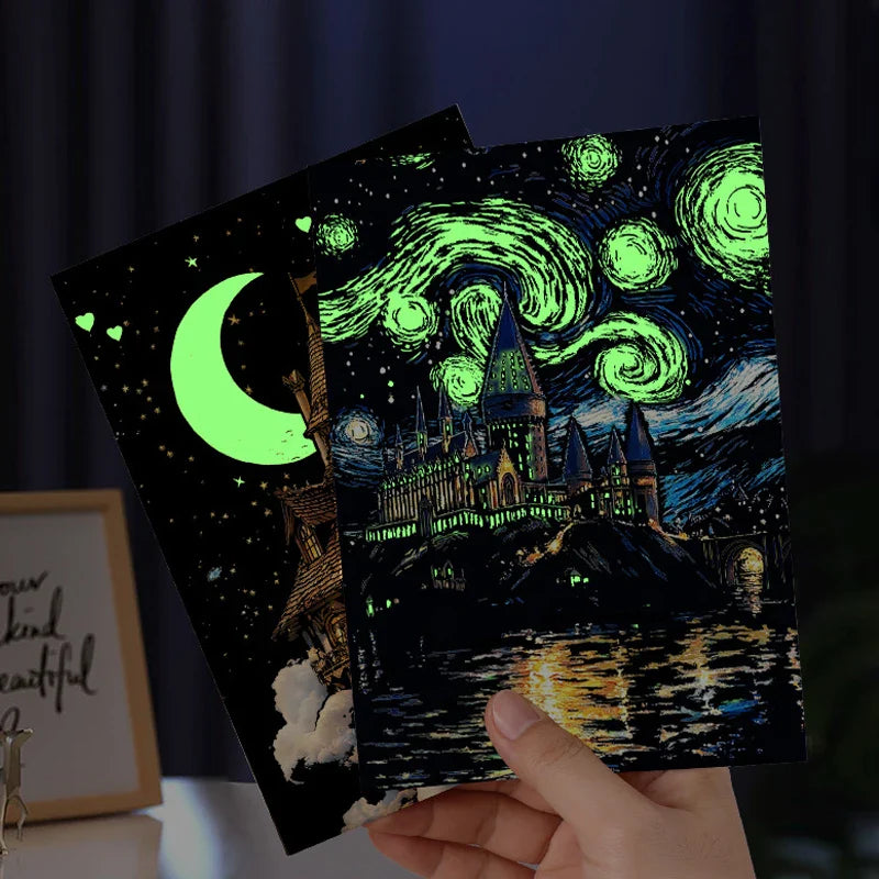 GlowArt – Glow-in-the-dark – Skrapkortsset