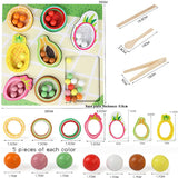 Toddler Clips™ - Frukt- och formmatchning - Sorteringsspel