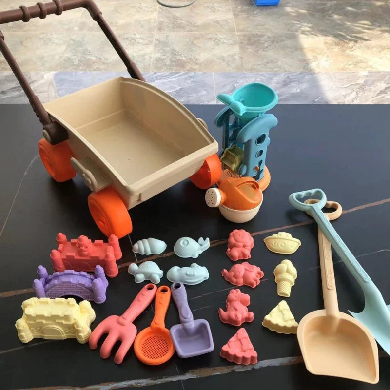 Beach Cart Set™ – Sommaraktiviteter i sand – Strandspel Set