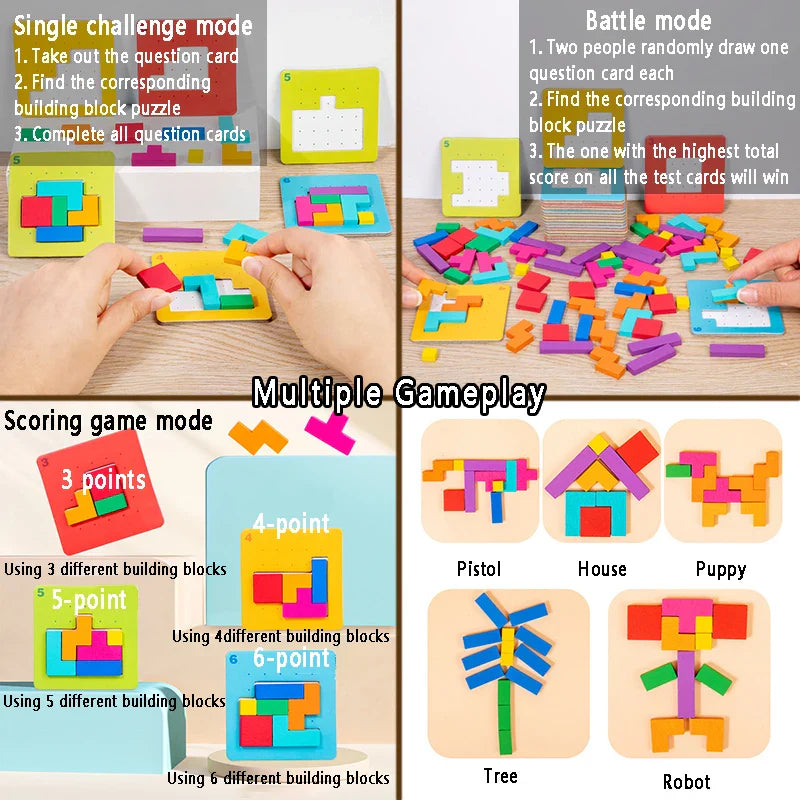 Tangram Puzzle™ - Hjärnbrytare - Tänk pussel