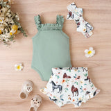 Baby Girl Summer Outfit – Sött & luftigt – Klädset för bebisar
